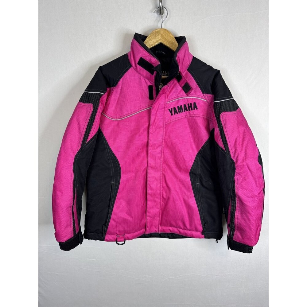 Yamaha Women’s Adventure Jacket Sz 8 Fuchsia Black Snowmobile